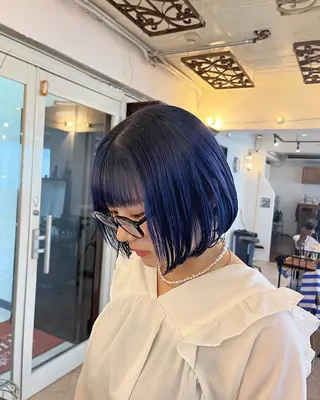 ミディアム カラー 💛ハイトーン💛 りむのヘアスタイル