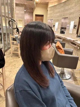 セミロング 牛嶋 遼のヘアスタイル