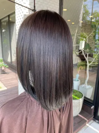 セミロング カラー TELAHAIR四街道店所属・⚜️TELAHAIR ⚜️櫻井のヘアスタイル