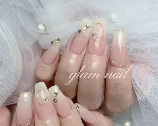 ネイル エツメ💅 長さだし🎀デザインのネイルデザイン