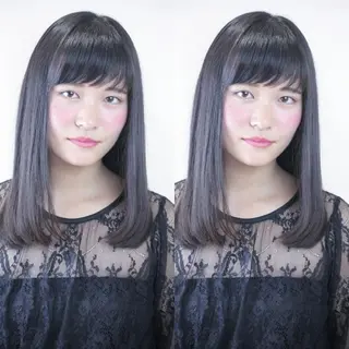 セミロング grow上野御徒町【グロウ】所属・ブリーチ・ハイトーン 特化🎉内山のヘアスタイル