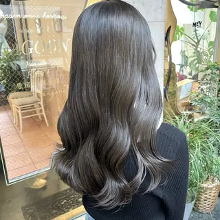 ロング カラー ブリーチなし✨艶髪 カラー𓃲YAGIのヘアスタイル