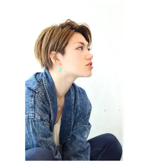 ショート カラー パーマ ヘアアレンジ メンズ キッズ TopStylist ✂︎ Azumaのヘアスタイル