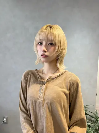 ミディアム カラー Hatsune 🐯レイヤーカットのヘアスタイル