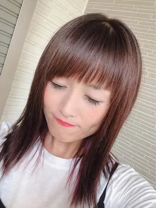 ミディアム 🐆アンドウ チカコ🦓のヘアスタイル