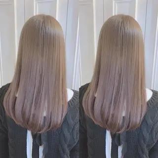 セミロング カラー 似合わせ/ブリーチ カラー.岡田友仁のヘアスタイル