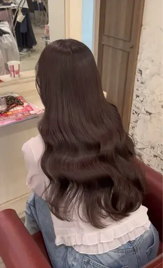 ロング カラー ヘアアレンジ 透け上品ハイトーン 職人ゆうと🤍のヘアスタイル