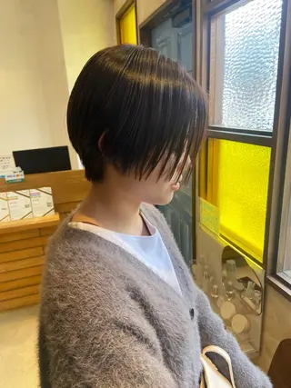 ショート ENIEN MAKE'S 立川所属・綾/ベージュカラー /パーマ🩰のヘアスタイル