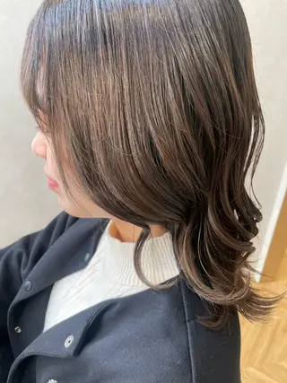 ミディアム PANOL 秀島のヘアスタイル