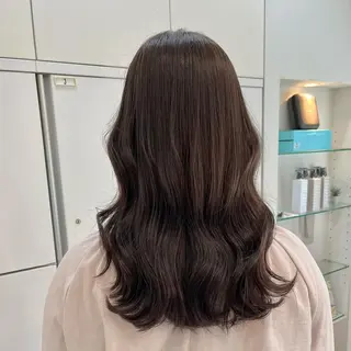 ロング メンズバレイヤージュ 斉藤春のヘアスタイル