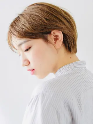 ショート カラー ショートボブ縮毛矯正 髪質改善のプロ山道潤のヘアスタイル