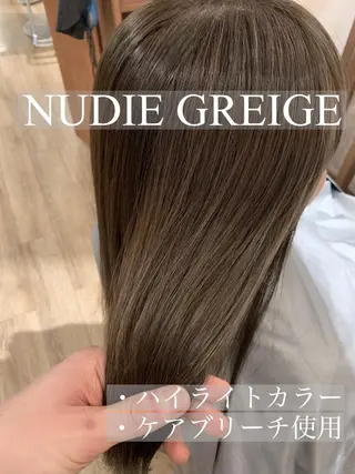 ロング カラー SALOWIN(サロウィン)広島並木通り所属・田村和範/似合わせ カラー/縮毛矯正のヘアスタイル