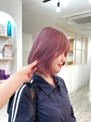 ミディアム カラー TOKI mahoのヘアスタイル