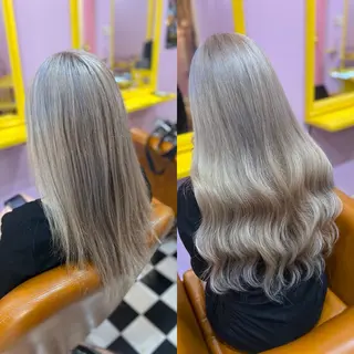 セミロング チビ編み込みエクステ どぅ〜す/YUIのヘアスタイル