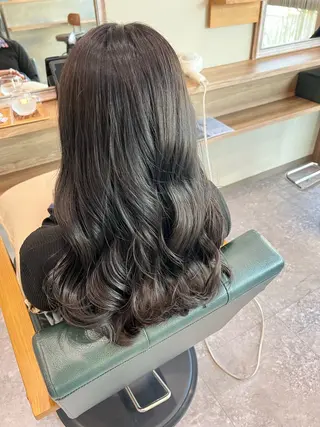 ロング ブリーチ/ストレート ダブルカラーtetoのヘアスタイル