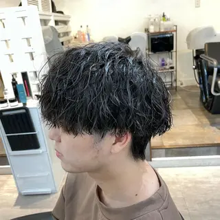 パーマ メンズ ✨️ツイスパ波巻き特 化小杉澪生✨️のヘアスタイル
