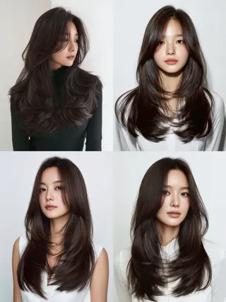 ロング 【明石の艶髪神様】 染澤尋統のヘアスタイル