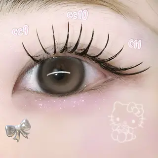 マツエク・マツパ FaB 千葉店所属・🩶LEDエクステ& 上下パーマRAN🪽のマツエク・マツパデザイン