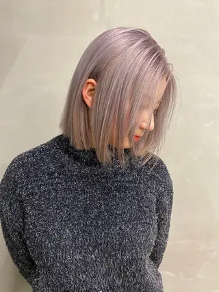 ミディアム カラー ヘアアレンジ mina 🌷のヘアスタイル