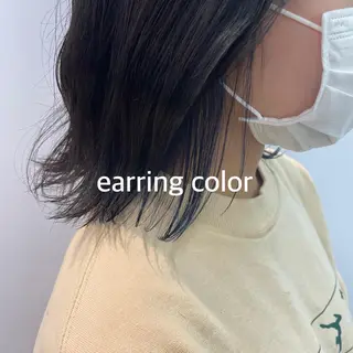 ミディアム 暖色カラー推し/ トヤエリコのヘアスタイル