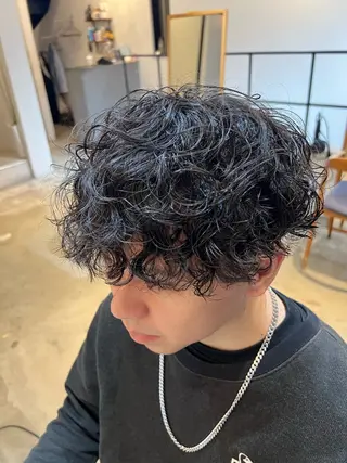 パーマ メンズ 大阪メンズパーマ /スパイキー/らいのヘアスタイル