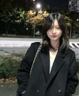 ミディアム カラー 莉乃/縮毛矯正/髪質 改善/艶カラーのヘアスタイル