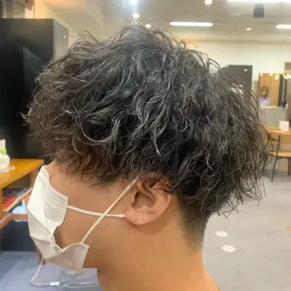 ショート パーマ メンズ メンズ特化美容師/ 藤戸 椋のヘアスタイル