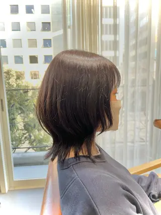 ミディアム 筒井 璃音のヘアスタイル