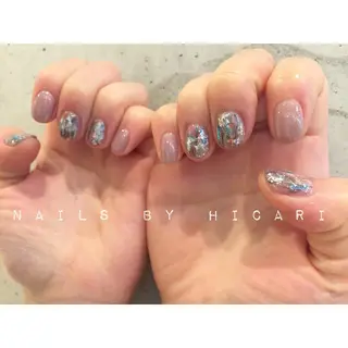 ショート カラー マツエク・マツパ illum hicariのネイルデザイン