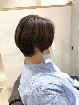 ショート カラー 銀座No.1髪質改善 縮毛矯正/本木のヘアスタイル