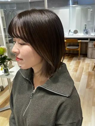 ミディアム 大人かわいい lobec/田代のヘアスタイル