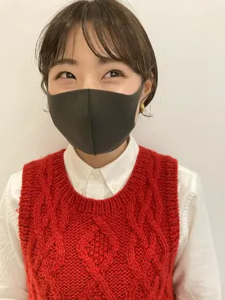 ショート カラー FILMS所属・宮城 星のヘアスタイル