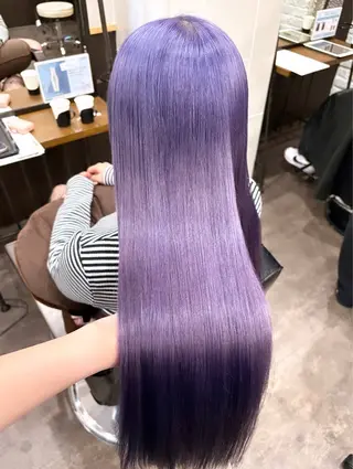 ロング カラー 🦄🩵YUNA 🩵🦄のヘアスタイル