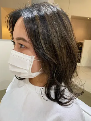 セミロング I nagiのヘアスタイル