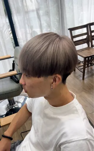 ミディアム カラー ヘアアレンジ メンズ メンズカット/ レベッカ 髙下 幹大のヘアスタイル