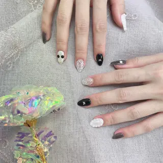 セミロング ネイル 💎ビューティサロン 湘南　RIRAN💎のネイルデザイン