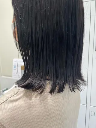 ミディアム カラー ボブ/インナーカラー /眉毛/Miyuのヘアスタイル