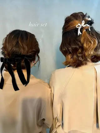 ヘアアレンジ LeAng所属・佐伯 桃のヘアスタイル