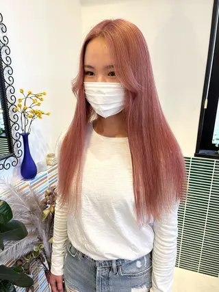 ロング カラー 🩷ハイトーン透明感 レイヤー🩷ユリカのヘアスタイル