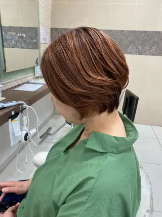 ショート 髪質改善カラー/店長 宮内秀峰のヘアスタイル
