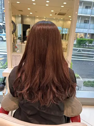 ロング カラー 🍀富久 永梨🧸のヘアスタイル