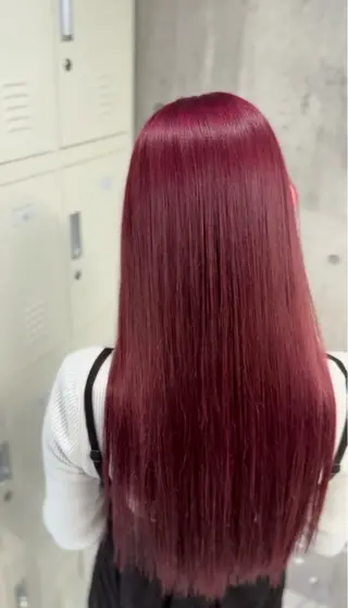 ロング カラー ☁️かずき☁️寒色 原色.デザイン特化のヘアスタイル