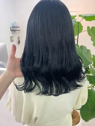 セミロング カラー 坂井 水菜美のヘアスタイル