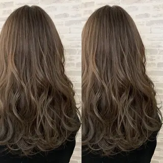 ロング カラー 💎 透明感カラー ✨Erina 💎のヘアスタイル