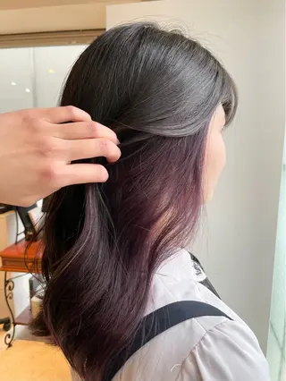 ロング カラー aletta Rinaのヘアスタイル