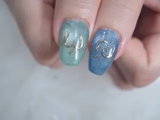 ショート 岡林 優美のネイルデザイン