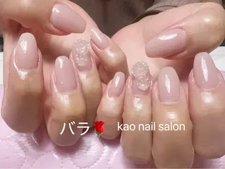 ネイル kao nail マグネット/長さだしのネイルデザイン