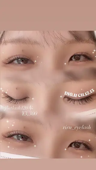 マツエク・マツパ enable所属・Riru eyelashのマツエク・マツパデザイン