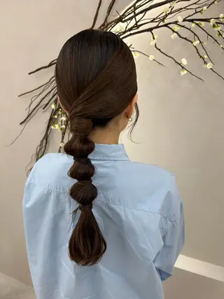 セミロング ヘアアレンジ arrange♡彡 / mokaのその他イメージ