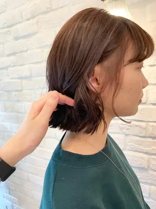 ショート カラー ヘアアレンジ SHANTi 飯塚 ヘアセット/髪質改善のヘアスタイル